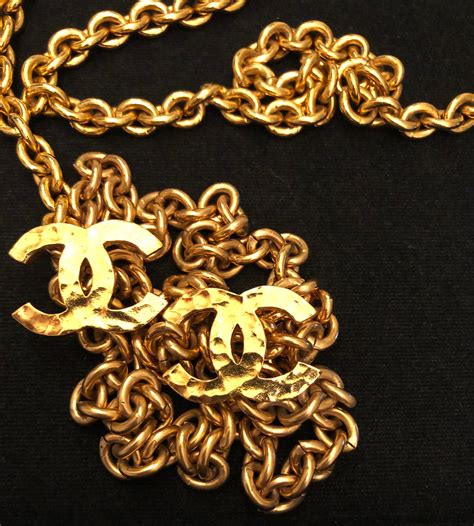 chanel chain necklace belt|Chanel belt original.